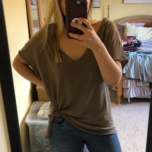 Free people knot t-shirt